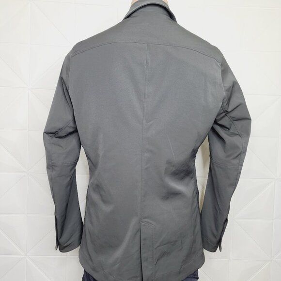 Nau Men's Gray Long Sleeve Single Breast Button-Front Blazer Jacket Size L - Picture 3 of 7